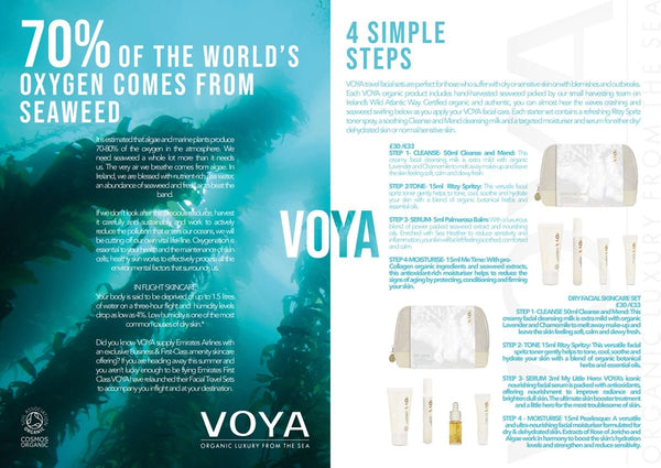 COMING SOON - NEW TRAVEL FACIAL SETS - VOYA Organic Beauty