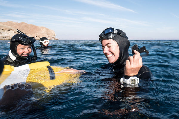 THERE'S NO SEA LIKE YOUR OWN SEA -FREE DIVER CLAIRE WALSH A VOYA AMBASSADOR - VOYA Organic Beauty