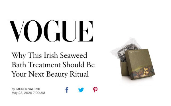 VOYA'S LAZY DAYS SEAWEED BATH FEATURES IN VOGUE - VOYA Organic Beauty