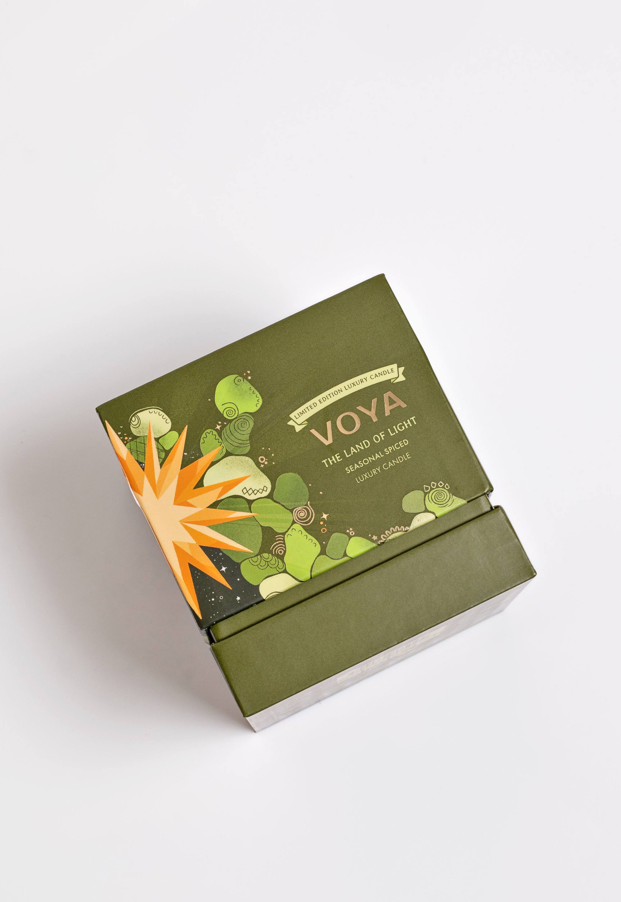 voya limited edition seasonal spiced Christmas candle