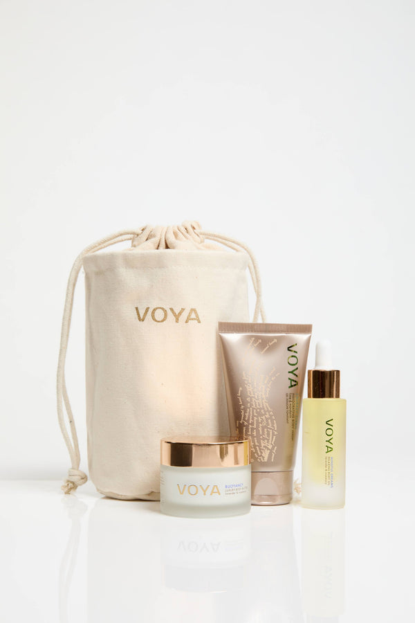 Body Discovery Set with products and bag