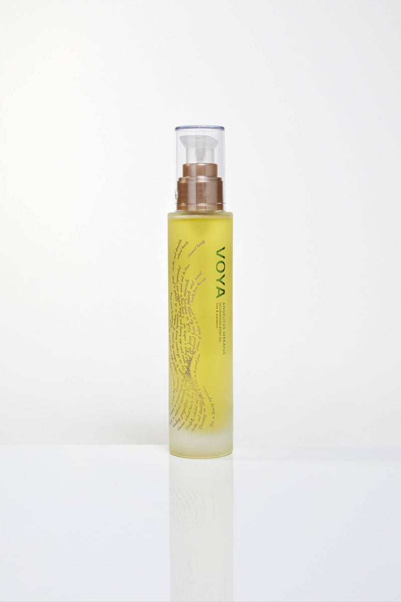 voya natural nourishing body oil angelicus serratus