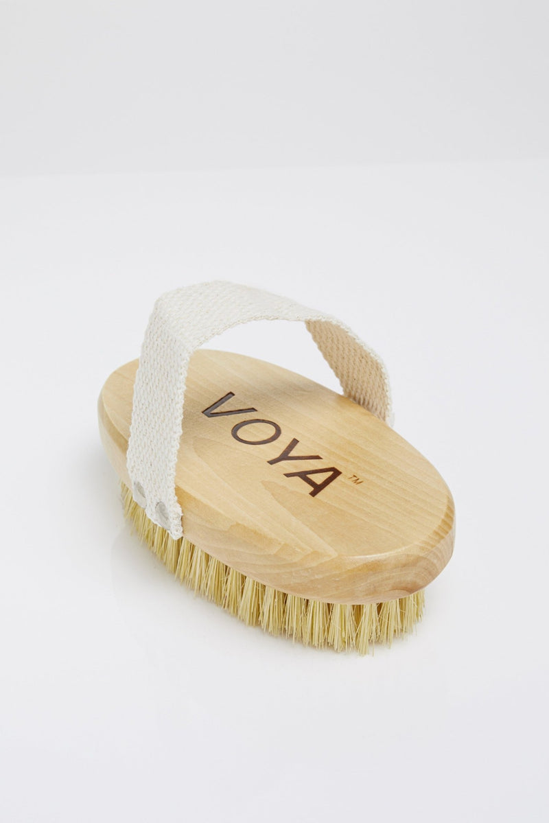 voya exfoliating dry body brush