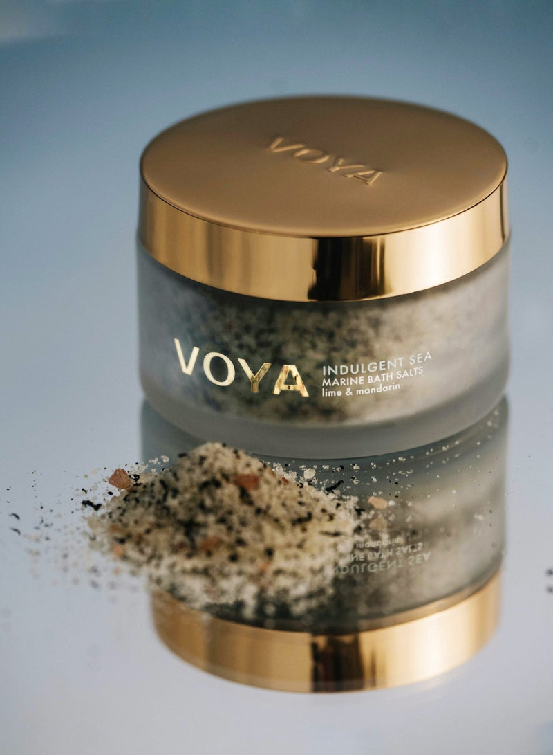voya Epsom bath salts texture
