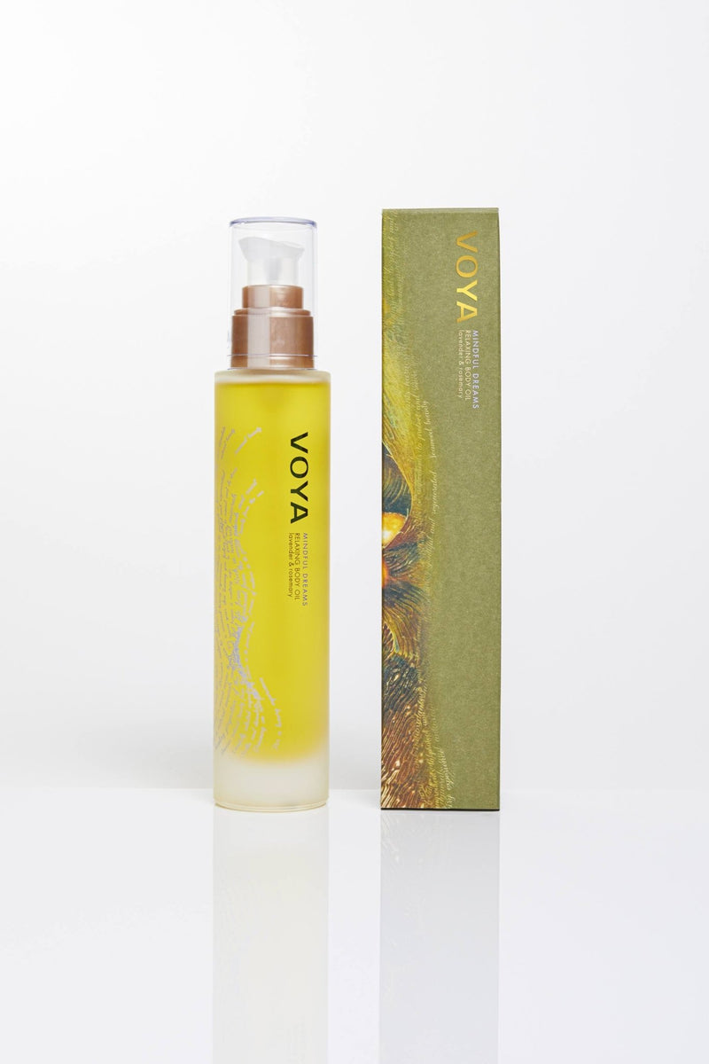 voya mindful dreams relaxing organic lavender body oil