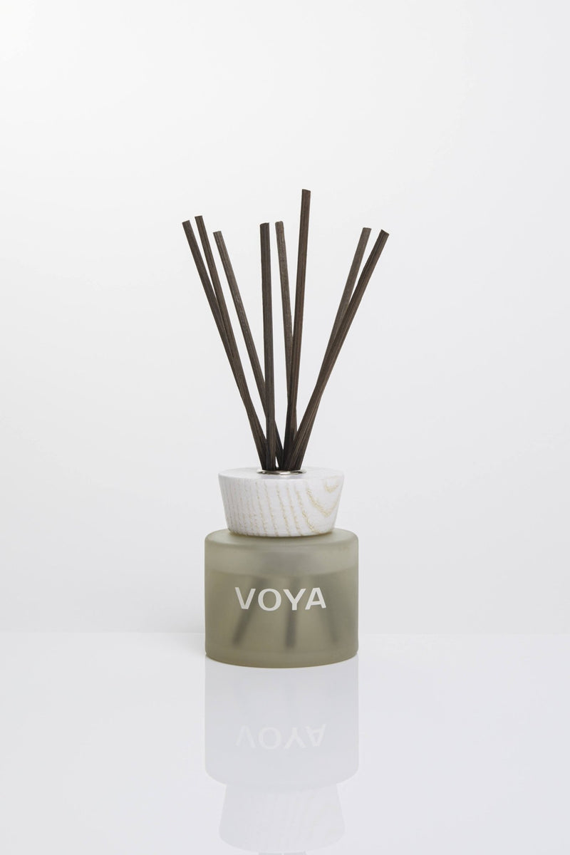 Reed Diffuser African Lime Clove Scent – VOYA Organic Beauty