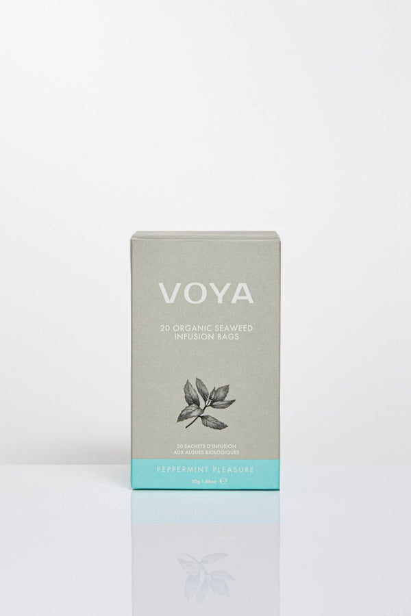 voya peppermint herbal tea infusion