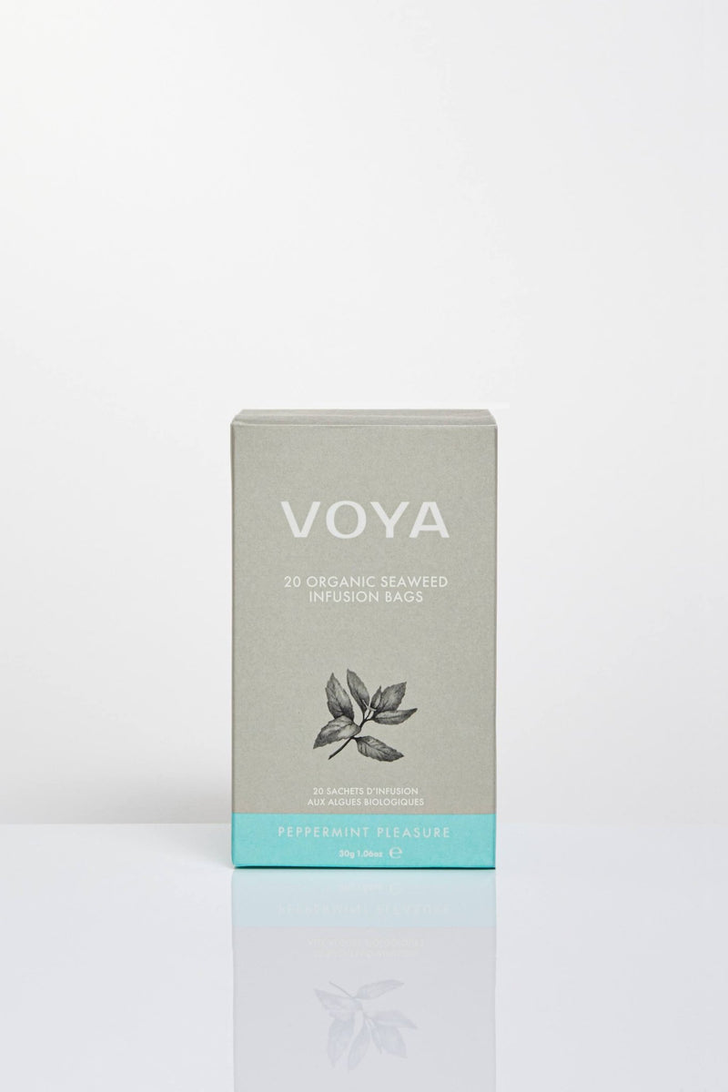 voya peppermint herbal tea infusion