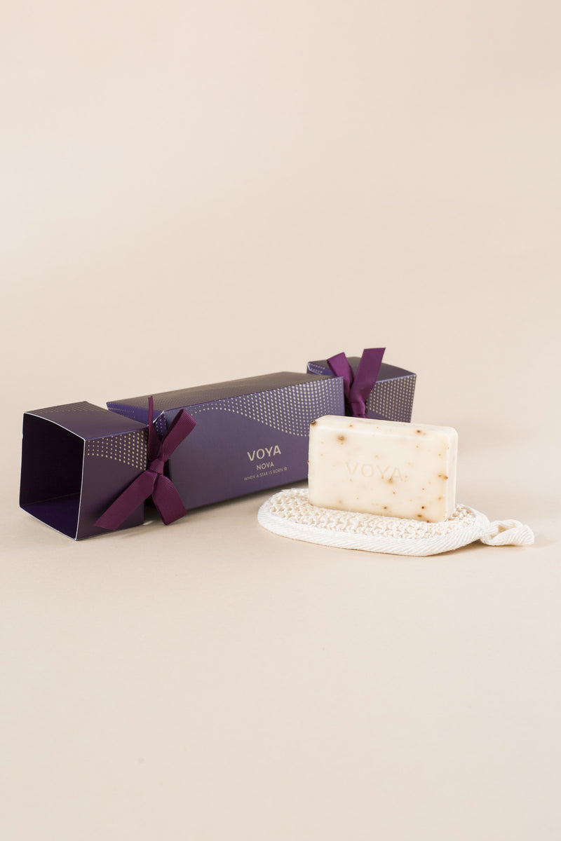 Nova | Scented Soap & Cleansing Bath and Shower Mitt