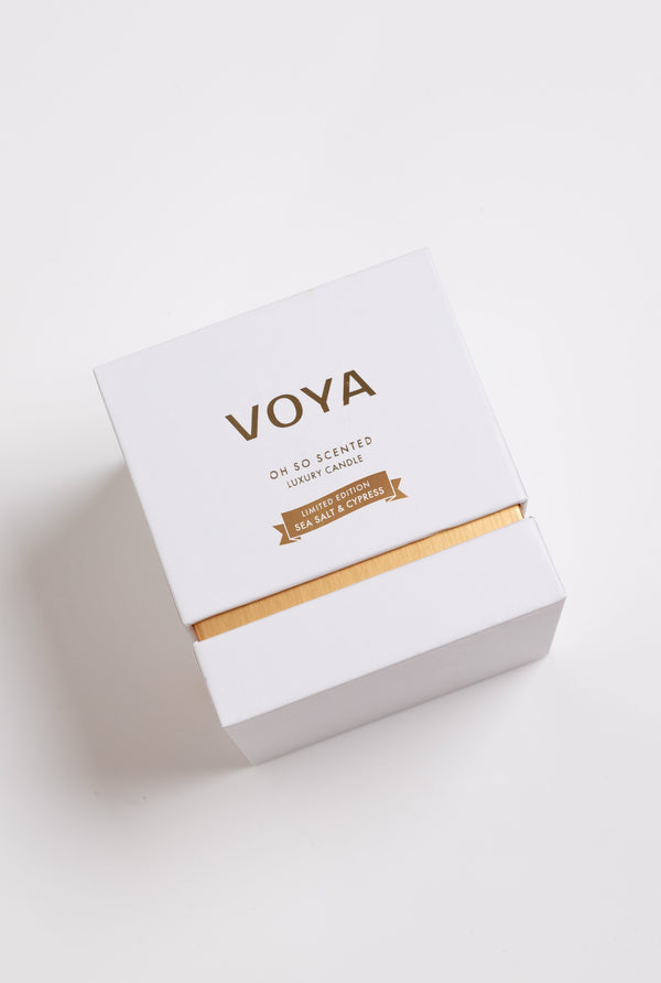 Sea Salt & Cypress | Luxury Scented Candle