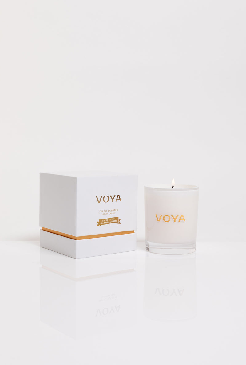 Sea Salt & Cypress | Luxury Scented Candle