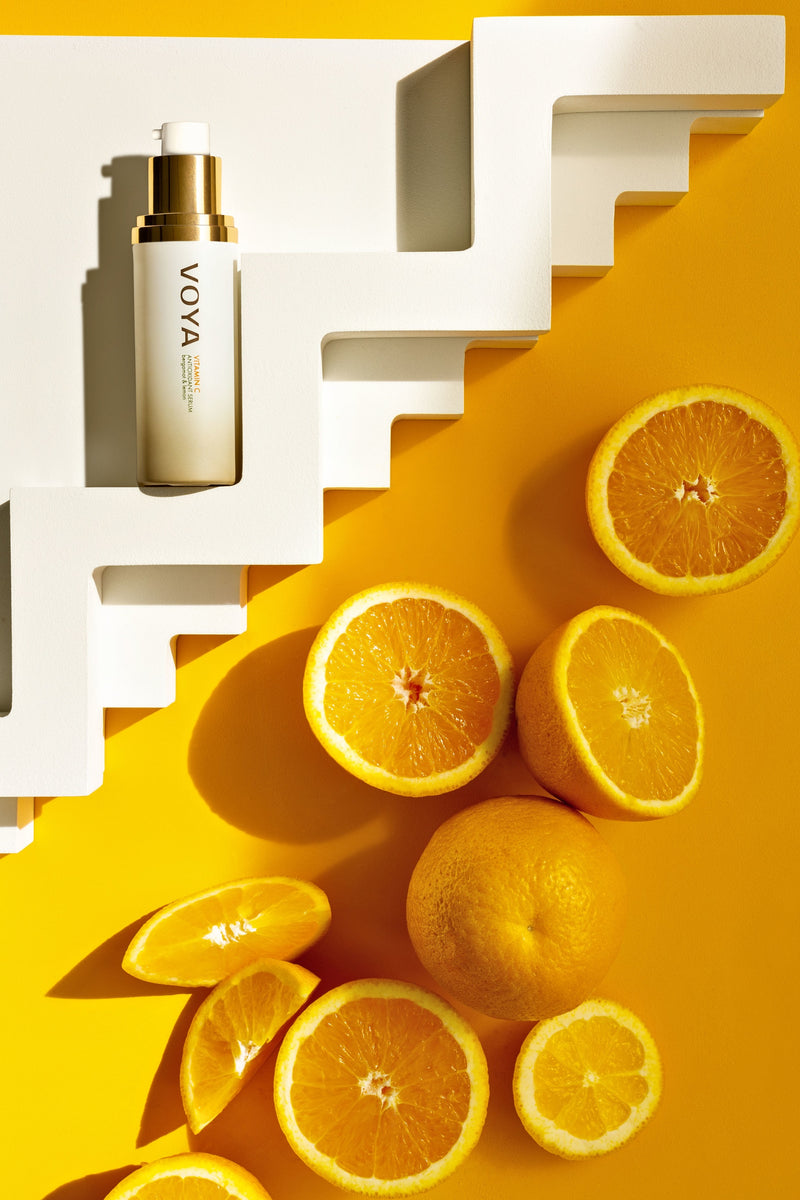 Voya Vitamin C Antioxidant Serum with oranges